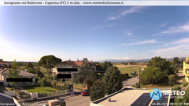 time-lapse frame, Savignano sul Rubicone webcam