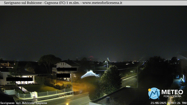 time-lapse frame, Savignano sul Rubicone webcam