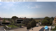 view from Savignano sul Rubicone on 2025-08-27