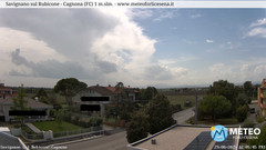 view from Savignano sul Rubicone on 2025-08-29