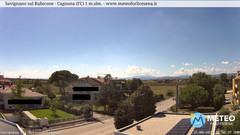 view from Savignano sul Rubicone on 2025-08-31