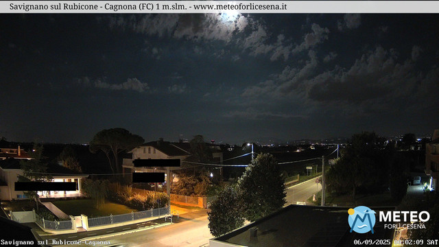 time-lapse frame, Savignano sul Rubicone webcam