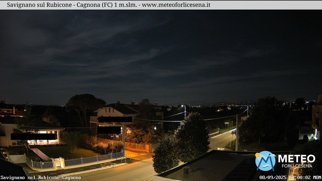 time-lapse frame, Savignano sul Rubicone webcam