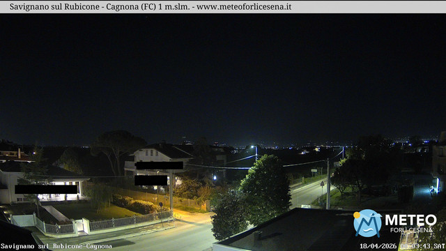 time-lapse frame, Savignano sul Rubicone webcam