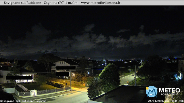 time-lapse frame, Savignano sul Rubicone webcam