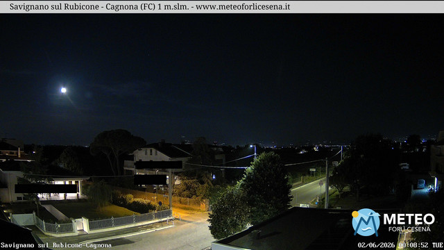 time-lapse frame, Savignano sul Rubicone webcam