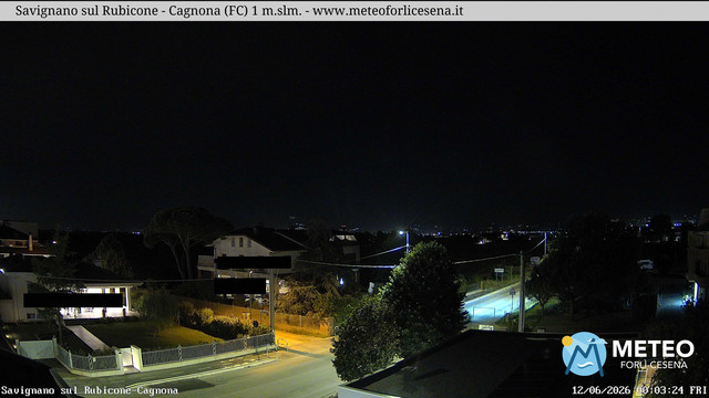 time-lapse frame, Savignano sul Rubicone webcam