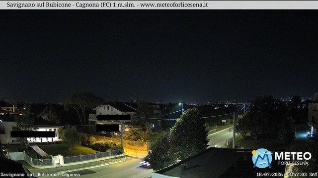 time-lapse frame, Savignano sul Rubicone webcam