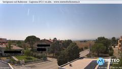 view from Savignano sul Rubicone on 2026-07-31