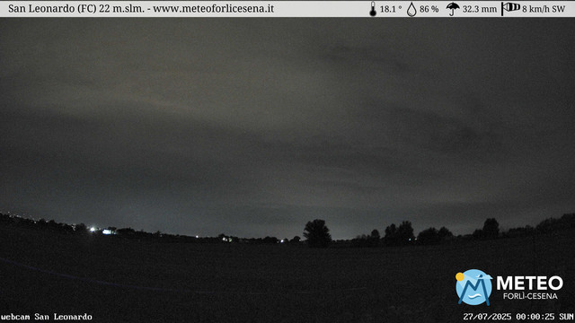 time-lapse frame, San Leonardo webcam