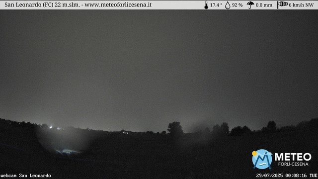 time-lapse frame, San Leonardo webcam