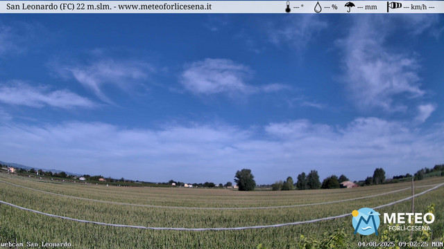 time-lapse frame, San Leonardo webcam