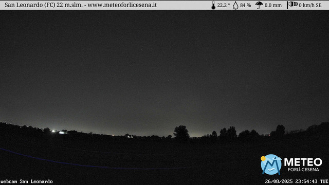 time-lapse frame, San Leonardo webcam