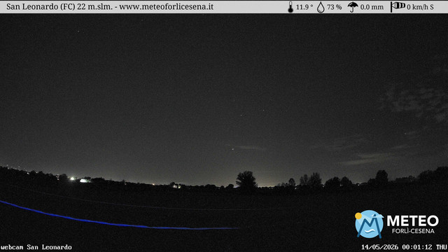 time-lapse frame, San Leonardo webcam