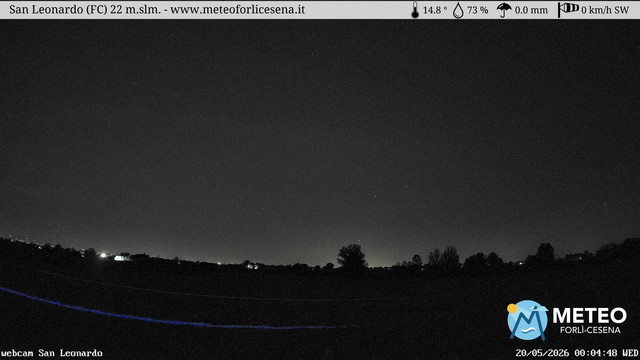 time-lapse frame, San Leonardo webcam