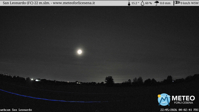 time-lapse frame, San Leonardo webcam
