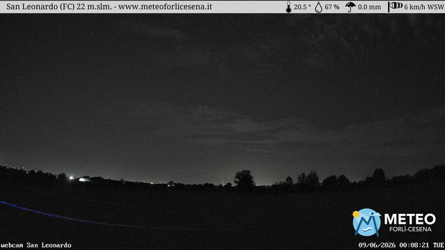 time-lapse frame, San Leonardo webcam