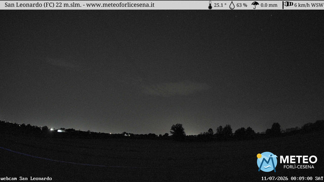 time-lapse frame, San Leonardo webcam