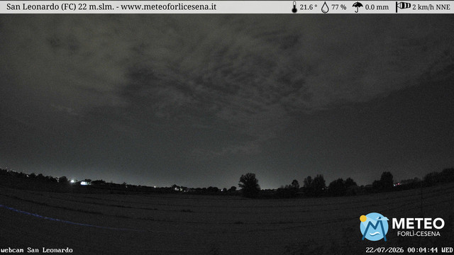 time-lapse frame, San Leonardo webcam