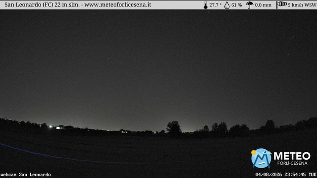 time-lapse frame, San Leonardo webcam