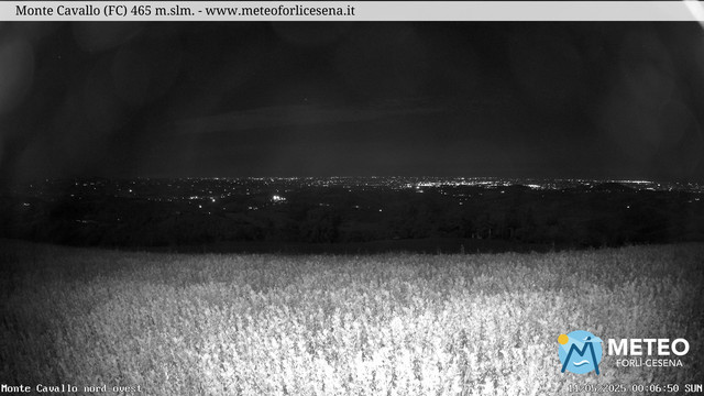 time-lapse frame, Monte Cavallo Nord webcam