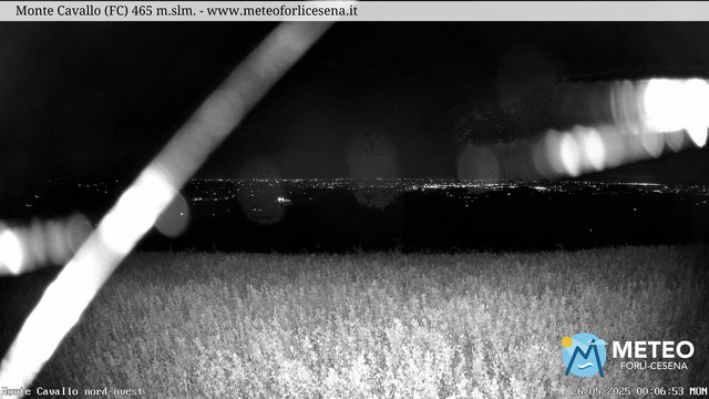 time-lapse frame, Monte Cavallo Nord webcam
