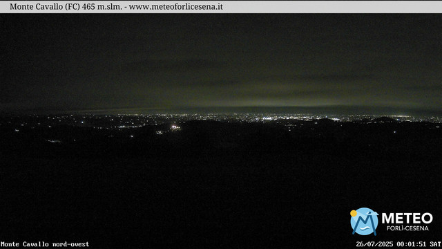 time-lapse frame, Monte Cavallo Nord webcam
