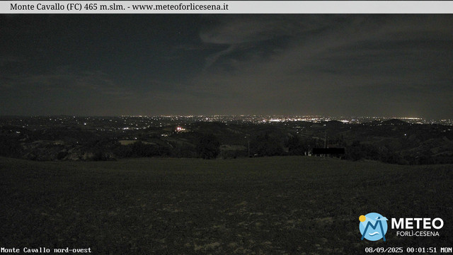 time-lapse frame, Monte Cavallo Nord webcam