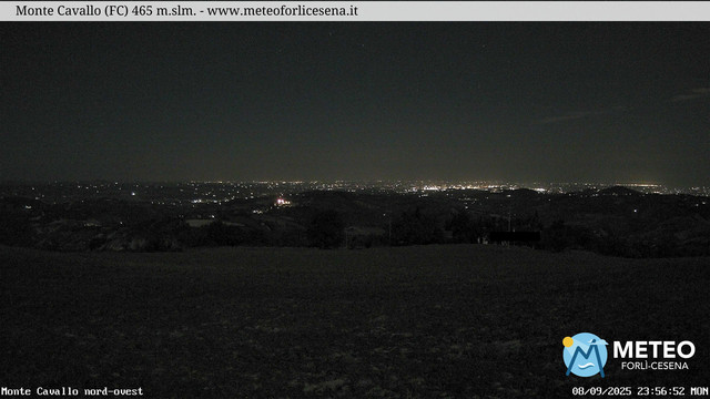 time-lapse frame, Monte Cavallo Nord webcam