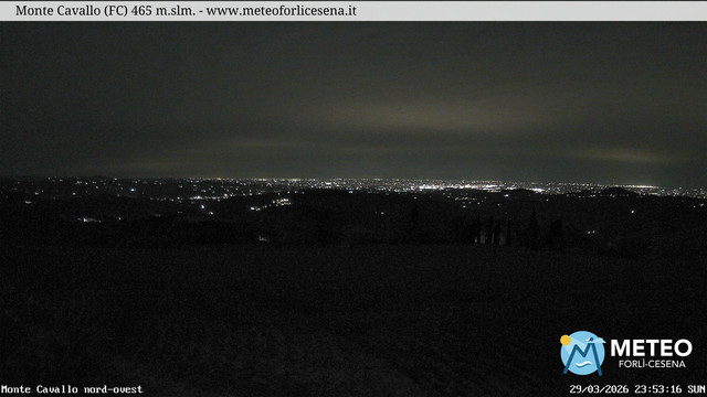 time-lapse frame, Monte Cavallo Nord webcam