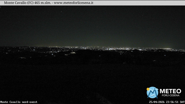 time-lapse frame, Monte Cavallo Nord webcam