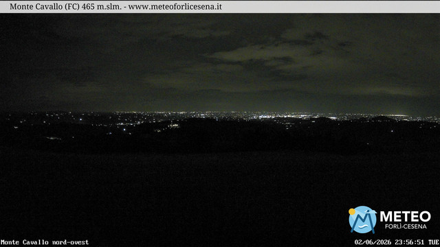 time-lapse frame, Monte Cavallo Nord webcam
