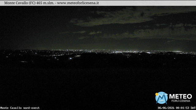 time-lapse frame, Monte Cavallo Nord webcam