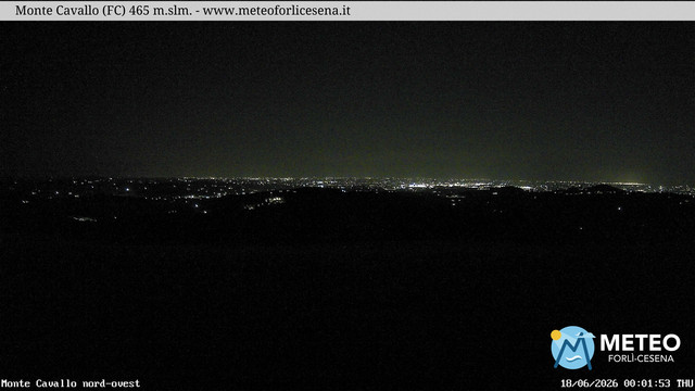 time-lapse frame, Monte Cavallo Nord webcam