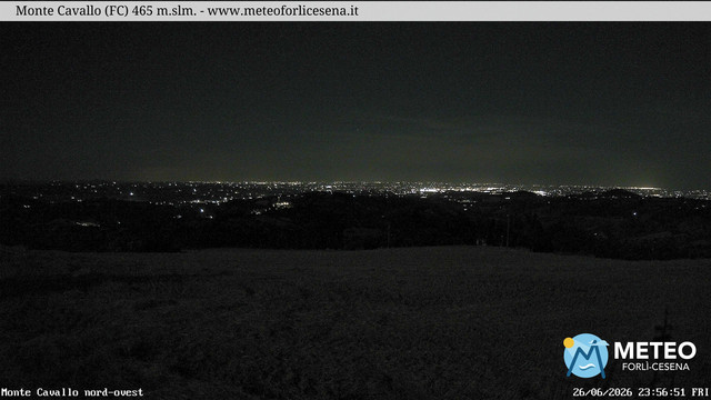 time-lapse frame, Monte Cavallo Nord webcam