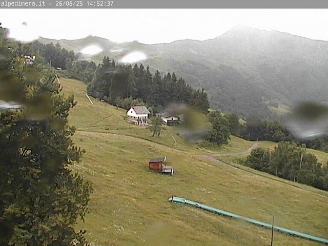time-lapse frame, Alpe di Mera - Arrivo pista Baita e campo scuola webcam