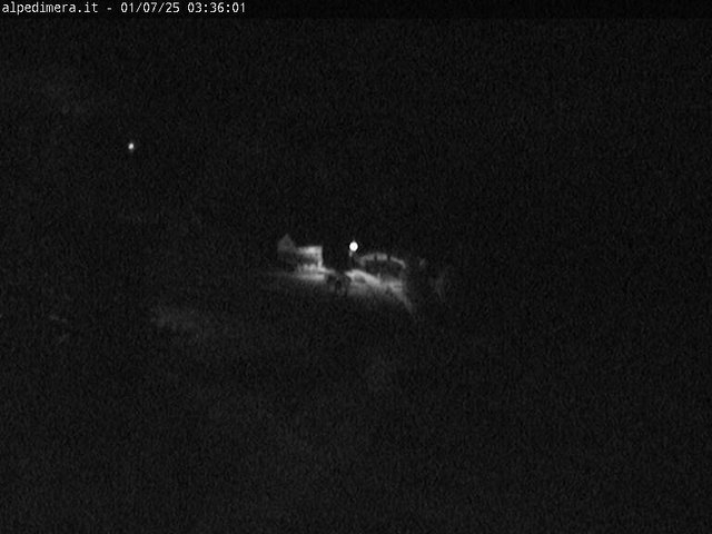 time-lapse frame, Alpe di Mera - Arrivo pista Baita e campo scuola webcam