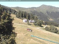 view from Alpe di Mera - Arrivo pista Baita e campo scuola on 2025-07-01