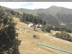 view from Alpe di Mera - Arrivo pista Baita e campo scuola on 2025-07-02