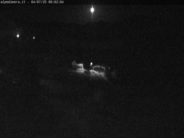 time-lapse frame, Alpe di Mera - Arrivo pista Baita e campo scuola webcam