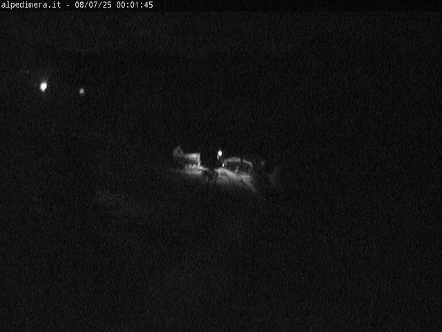 time-lapse frame, Alpe di Mera - Arrivo pista Baita e campo scuola webcam