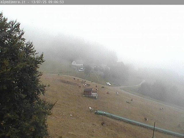 time-lapse frame, Alpe di Mera - Arrivo pista Baita e campo scuola webcam