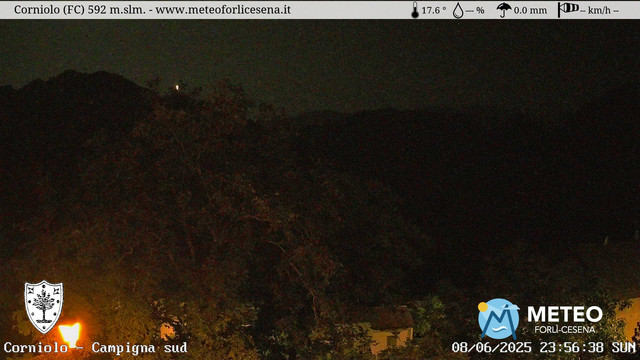 time-lapse frame, Corniolo webcam