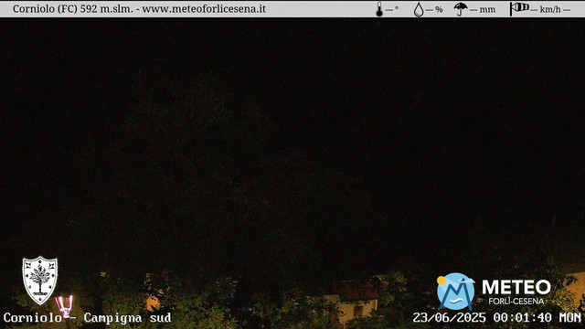 time-lapse frame, Corniolo webcam