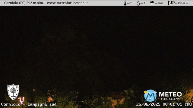 time-lapse frame, Corniolo webcam