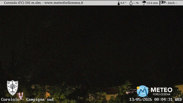 time-lapse frame, Corniolo webcam