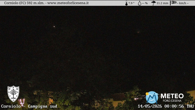 time-lapse frame, Corniolo webcam