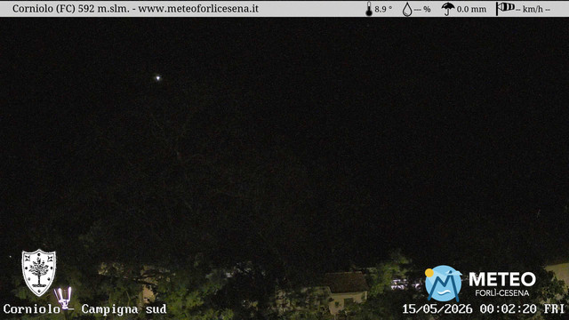 time-lapse frame, Corniolo webcam