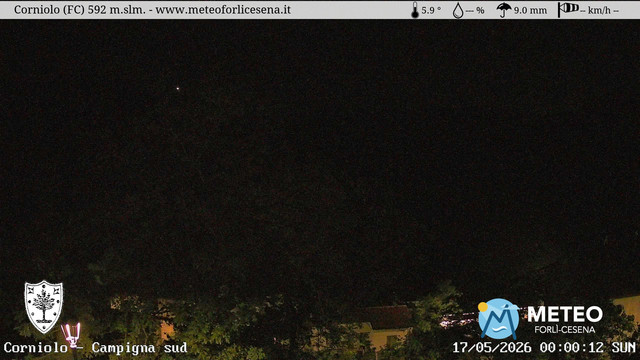 time-lapse frame, Corniolo webcam