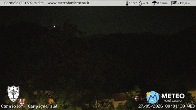 time-lapse frame, Corniolo webcam